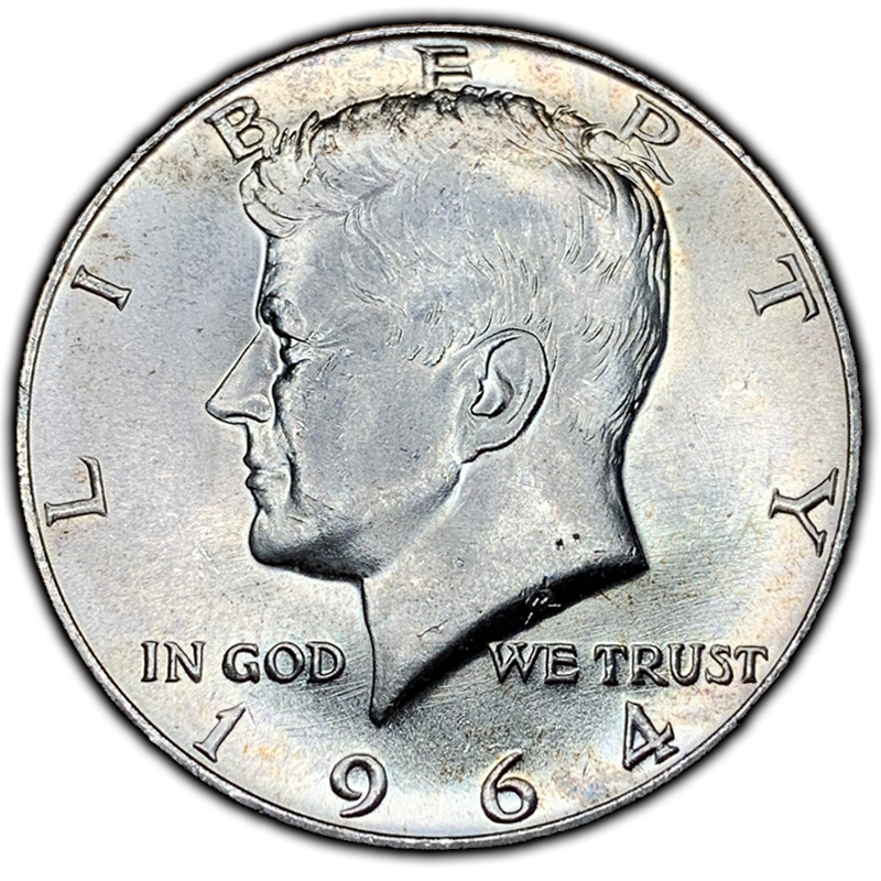 90% Silver 1964 Kennedy Half Dollar