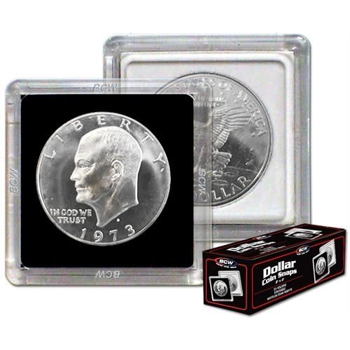 BCW 2×2 Dollar Coin Snap (Box of 25)