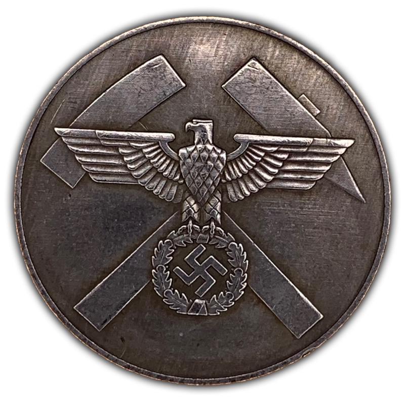 Nazi Germany Mine Rescue Service Medal Commemorative Coin