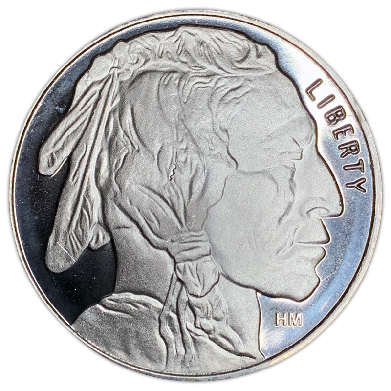 Highland Mint 1 Oz Silver Buffalo Round